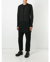 Мужская черная рубашка с длинным рукавом от Cedric Jacquemyn