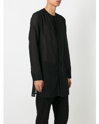 Мужская черная рубашка с длинным рукавом от Cedric Jacquemyn