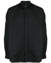 Мужская черная рубашка с длинным рукавом от Comme des Garcons Homme