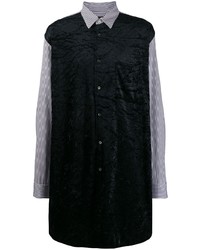 Мужская черная рубашка с длинным рукавом от Comme Des Garcons Homme Plus