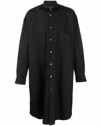 Мужская черная рубашка с длинным рукавом от Comme Des Garcons Homme Plus