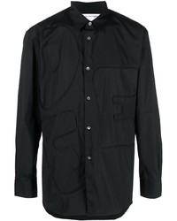 Мужская черная рубашка с длинным рукавом от Comme Des Garcons SHIRT