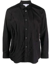 Мужская черная рубашка с длинным рукавом от Comme Des Garcons SHIRT