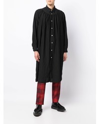 Мужская черная рубашка с длинным рукавом от Comme Des Garcons Homme Plus