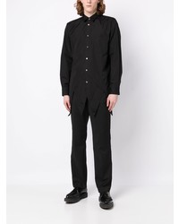 Мужская черная рубашка с длинным рукавом от Comme Des Garcons Homme Plus