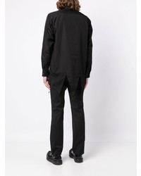 Мужская черная рубашка с длинным рукавом от Comme Des Garcons Homme Plus