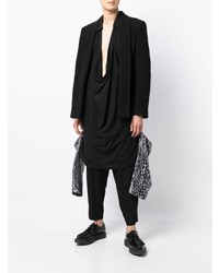 Мужская черная рубашка с длинным рукавом от Comme Des Garcons Homme Plus