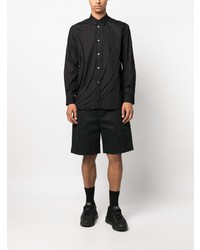 Мужская черная рубашка с длинным рукавом от Comme Des Garcons SHIRT