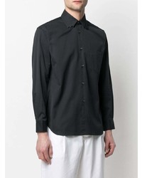 Мужская черная рубашка с длинным рукавом от Comme Des Garcons SHIRT