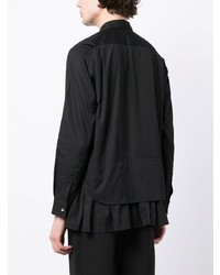 Мужская черная рубашка с длинным рукавом от Comme Des Garcons SHIRT