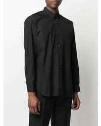 Мужская черная рубашка с длинным рукавом от Comme Des Garcons SHIRT