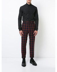 Мужская черная рубашка с длинным рукавом от Haider Ackermann