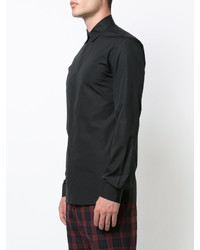 Мужская черная рубашка с длинным рукавом от Haider Ackermann