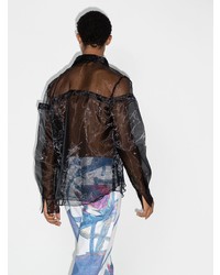 Мужская черная рубашка с длинным рукавом от AV Vattev