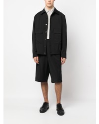 Мужская черная рубашка с длинным рукавом от Barena