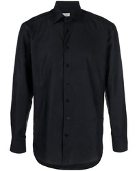 Мужская черная рубашка с длинным рукавом от Etro