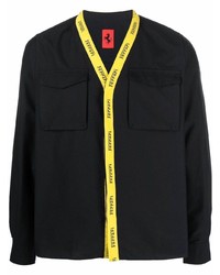 Мужская черная рубашка с длинным рукавом от Ferrari