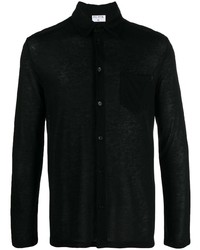 Мужская черная рубашка с длинным рукавом от Filippa K