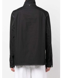 Мужская черная рубашка с длинным рукавом от Oamc