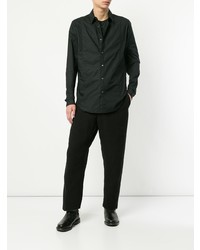 Мужская черная рубашка с длинным рукавом от Forme D'expression