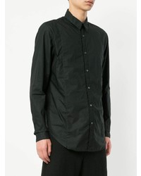 Мужская черная рубашка с длинным рукавом от Forme D'expression