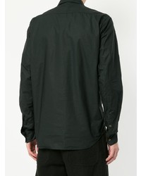 Мужская черная рубашка с длинным рукавом от Forme D'expression