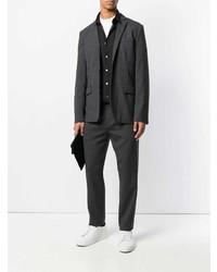 Мужская черная рубашка с длинным рукавом от Lanvin