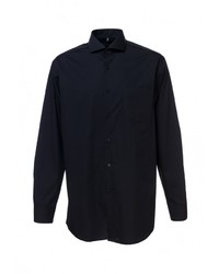 Мужская черная рубашка с длинным рукавом от GREG