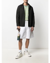 Мужская черная рубашка с длинным рукавом от Haikure