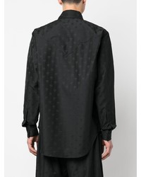 Мужская черная рубашка с длинным рукавом от Gmbh