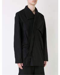 Мужская черная рубашка с длинным рукавом от Moohong