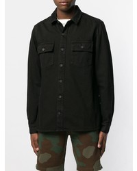 Мужская черная рубашка с длинным рукавом от Off-White