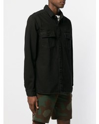Мужская черная рубашка с длинным рукавом от Off-White