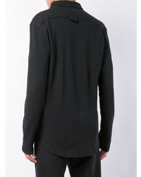 Мужская черная рубашка с длинным рукавом от Barena