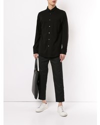 Мужская черная рубашка с длинным рукавом от Loveless