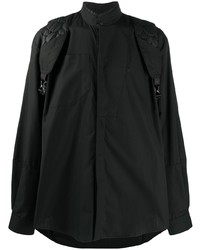 Мужская черная рубашка с длинным рукавом от JORDAN LUCA