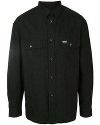 Мужская черная рубашка с длинным рукавом от Kenzo