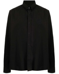Мужская черная рубашка с длинным рукавом от Kenzo