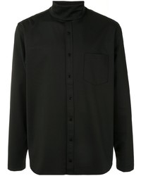 Мужская черная рубашка с длинным рукавом от Kolor
