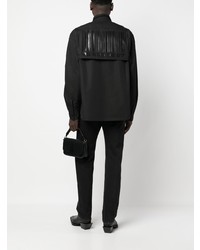 Мужская черная рубашка с длинным рукавом от VTMNTS