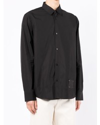 Мужская черная рубашка с длинным рукавом от Oamc