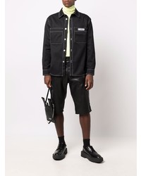 Мужская черная рубашка с длинным рукавом от Misbhv