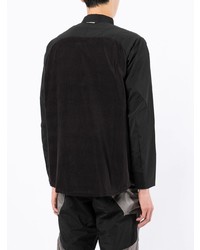 Мужская черная рубашка с длинным рукавом от And Wander