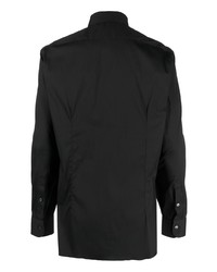 Мужская черная рубашка с длинным рукавом от Barba