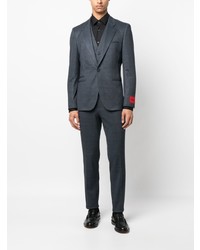 Мужская черная рубашка с длинным рукавом от BOSS