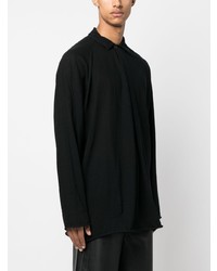 Мужская черная рубашка с длинным рукавом от Kolor