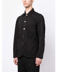 Мужская черная рубашка с длинным рукавом от Universal Works