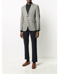 Мужская черная рубашка с длинным рукавом от Dondup