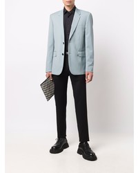 Мужская черная рубашка с длинным рукавом от Canali