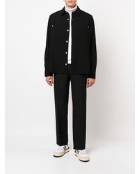 Мужская черная рубашка с длинным рукавом от Loewe